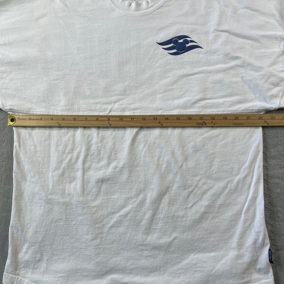 Disney Cruise Spirit Jersey Womens Medium White Long‎ Sleeve Mickey Oversized - Picture 5 of 11